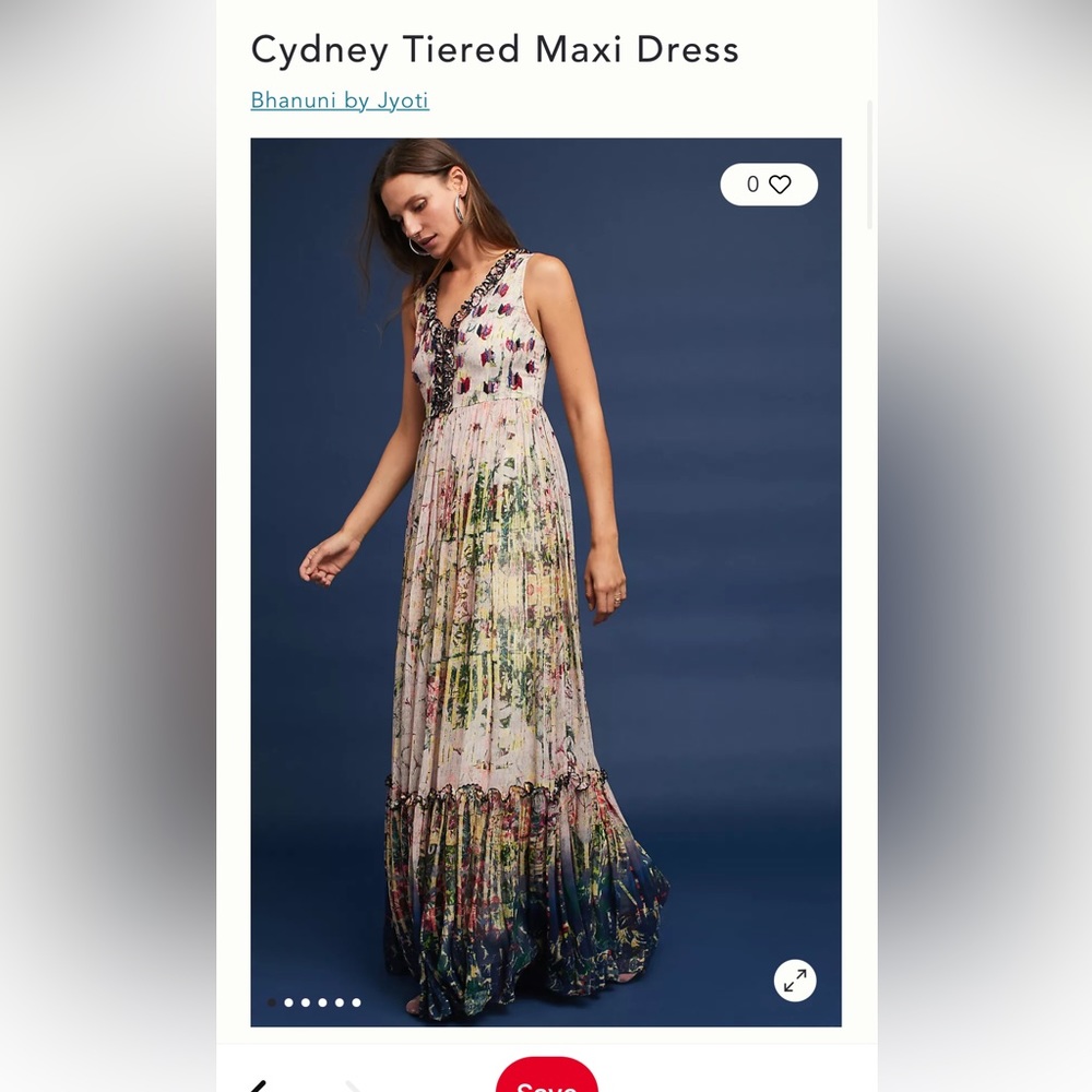 Bhanuni Cheney tiered maxi dress